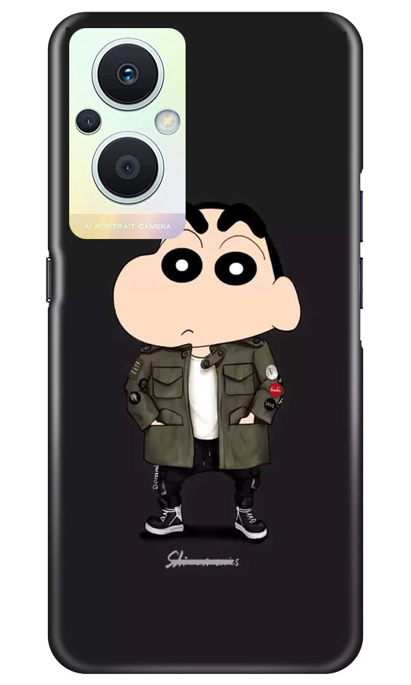 Shin Chan Mobile Back Case for Oppo F21 Pro 5G (Design - 349)