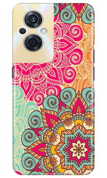 Rangoli art Mobile Back Case for Oppo F21s Pro 5G (Design - 6)