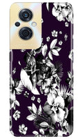 white flowers Case for Oppo F21s Pro 5G