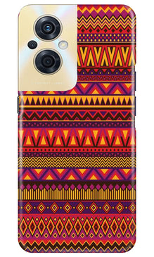 Zigzag line pattern2 Mobile Back Case for Oppo F21s Pro 5G (Design - 10)