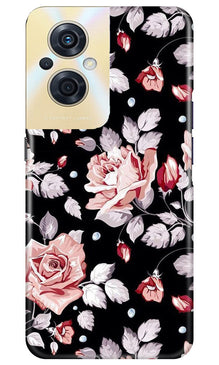Pink rose Mobile Back Case for Oppo F21s Pro 5G (Design - 12)