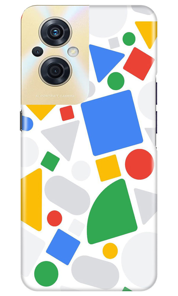 Circul Squar & Tringle Art Case for Oppo F21s Pro 5G