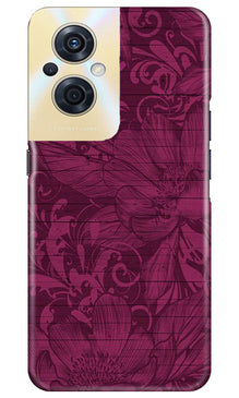 Purple Backround Mobile Back Case for Oppo F21s Pro 5G (Design - 22)