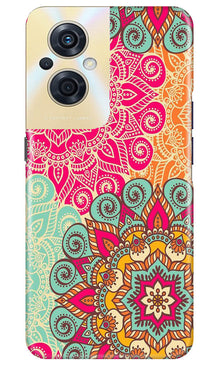 Rangoli art2 Mobile Back Case for Oppo F21s Pro 5G (Design - 29)