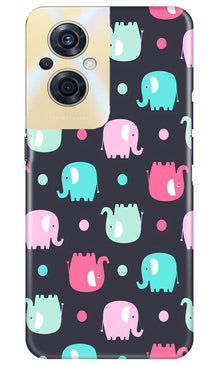 Elephant Baground Mobile Back Case for Oppo F21s Pro 5G (Design - 44)