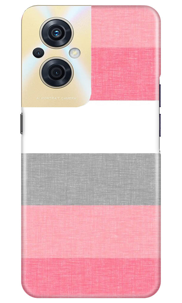 Pink white pattern Case for Oppo F21s Pro 5G
