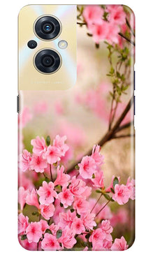 Pink flowers Mobile Back Case for Oppo F21s Pro 5G (Design - 69)
