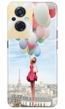Girl with Baloon Mobile Back Case for Oppo F21s Pro 5G (Design - 84)
