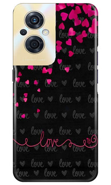 Love in Air Mobile Back Case for Oppo F21s Pro 5G (Design - 89)