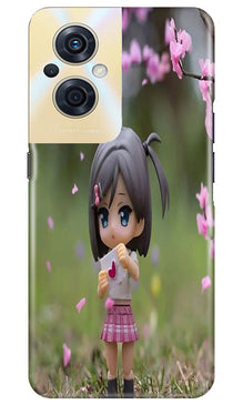 Cute Girl Mobile Back Case for Oppo F21s Pro 5G (Design - 92)