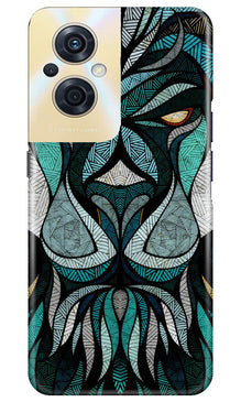Lion Mobile Back Case for Oppo F21s Pro 5G (Design - 97)