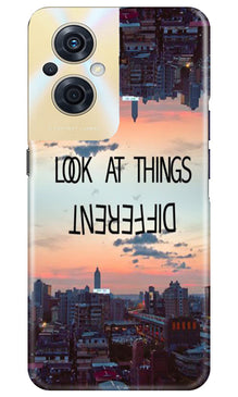 Look at things different Mobile Back Case for Oppo F21s Pro 5G (Design - 99)