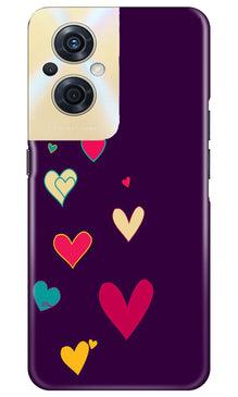 Purple Background Mobile Back Case for Oppo F21s Pro 5G  (Design - 107)