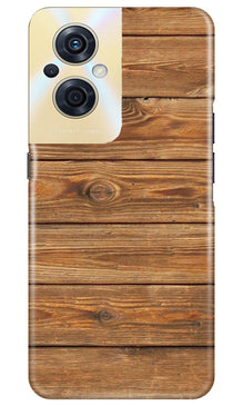 Wooden Look Mobile Back Case for Oppo F21s Pro 5G  (Design - 113)