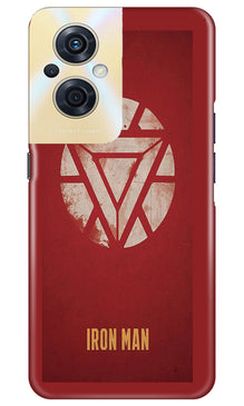 Iron Man Superhero Mobile Back Case for Oppo F21s Pro 5G  (Design - 115)