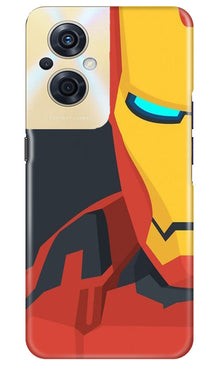 Iron Man Superhero Mobile Back Case for Oppo F21s Pro 5G  (Design - 120)