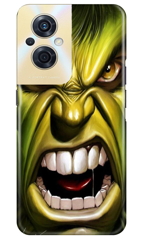 Hulk Superhero Case for Oppo F21s Pro 5G  (Design - 121)