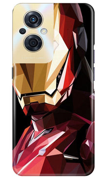 Iron Man Superhero Mobile Back Case for Oppo F21s Pro 5G  (Design - 122)