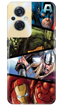 Avengers Superhero Mobile Back Case for Oppo F21s Pro 5G  (Design - 124)