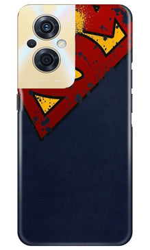 Superman Superhero Mobile Back Case for Oppo F21s Pro 5G  (Design - 125)