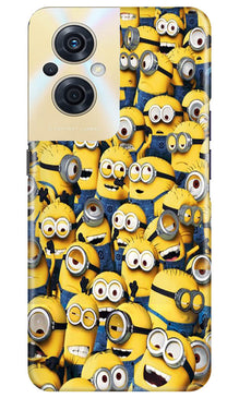 Minions Mobile Back Case for Oppo F21s Pro 5G  (Design - 126)