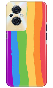 Multi Color Baground Mobile Back Case for Oppo F21s Pro 5G  (Design - 139)