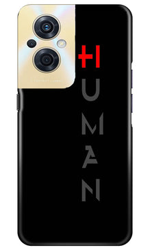 Human Mobile Back Case for Oppo F21s Pro 5G  (Design - 141)