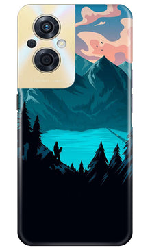 Mountains Mobile Back Case for Oppo F21s Pro 5G (Design - 155)