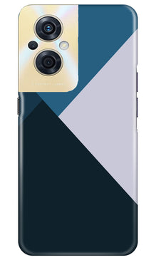 Blue Shades Mobile Back Case for Oppo F21s Pro 5G (Design - 157)