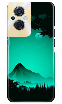 Moon Mountain Mobile Back Case for Oppo F21s Pro 5G (Design - 173)