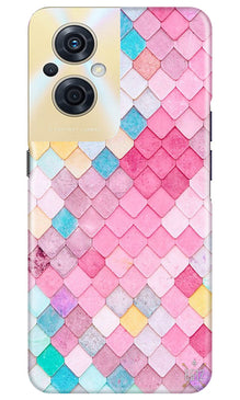 Pink Pattern Mobile Back Case for Oppo F21s Pro 5G (Design - 184)