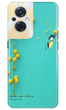 Flowers Girl Mobile Back Case for Oppo F21s Pro 5G (Design - 185)