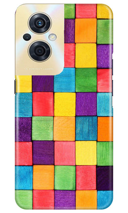 Colorful Square Case for Oppo F21s Pro 5G (Design No. 187)