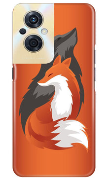 Wolf  Mobile Back Case for Oppo F21s Pro 5G (Design - 193)