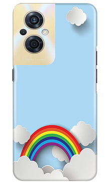 Rainbow Mobile Back Case for Oppo F21s Pro 5G (Design - 194)