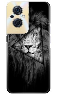 Lion Star Mobile Back Case for Oppo F21s Pro 5G (Design - 195)