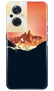 Mountains Mobile Back Case for Oppo F21s Pro 5G (Design - 196)