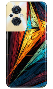 Modern Art Mobile Back Case for Oppo F21s Pro 5G (Design - 198)