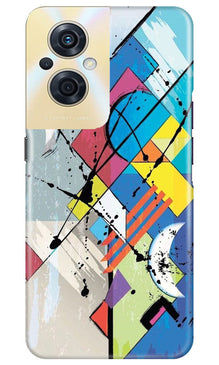 Modern Art Mobile Back Case for Oppo F21s Pro 5G (Design - 204)