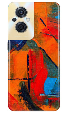 Modern Art Mobile Back Case for Oppo F21s Pro 5G (Design - 206)