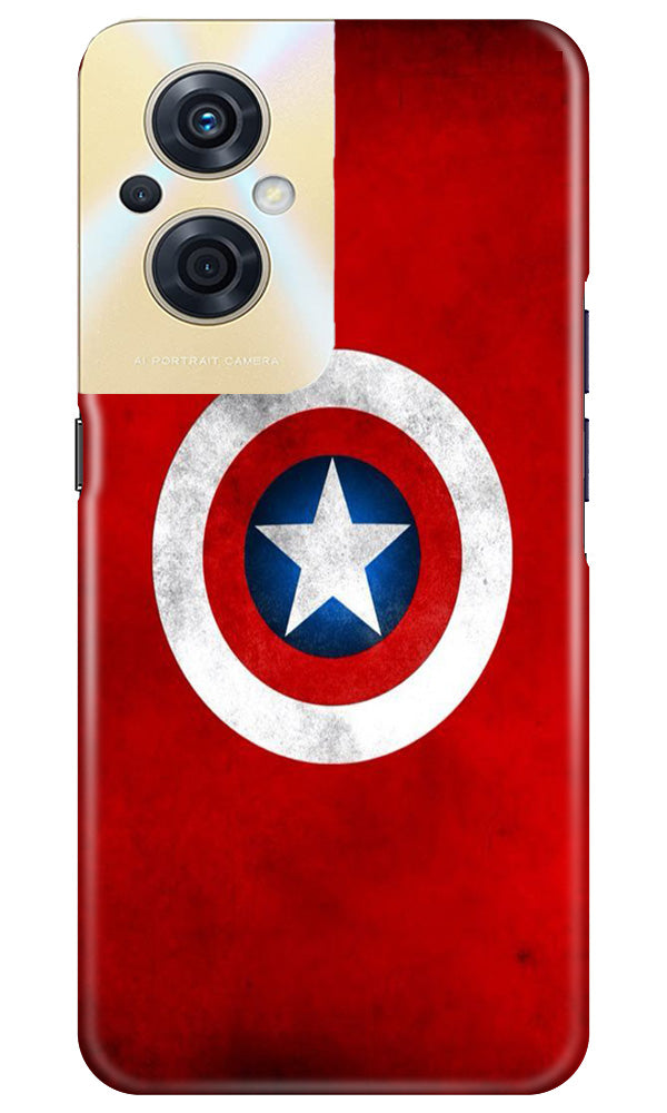 Captain America Case for Oppo F21s Pro 5G (Design No. 218)