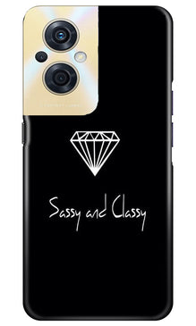 Sassy and Classy Mobile Back Case for Oppo F21s Pro 5G (Design - 233)