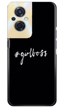 #GirlBoss Mobile Back Case for Oppo F21s Pro 5G (Design - 235)