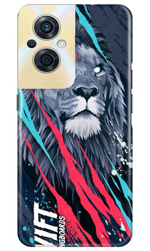 Lion Mobile Back Case for Oppo F21s Pro 5G (Design - 247)