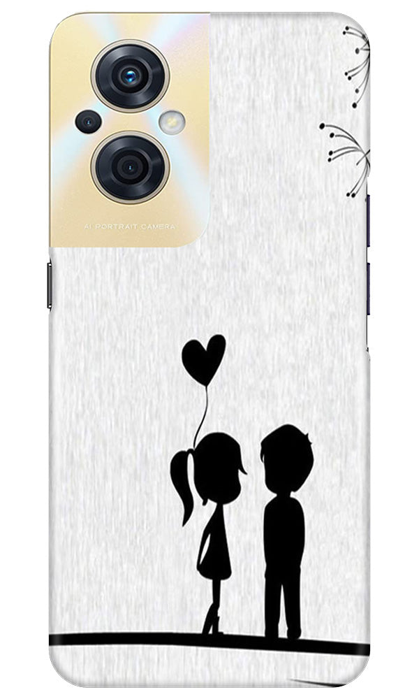 Cute Kid Couple Case for Oppo F21s Pro 5G (Design No. 252)