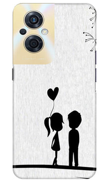 Cute Kid Couple Mobile Back Case for Oppo F21s Pro 5G (Design - 252)