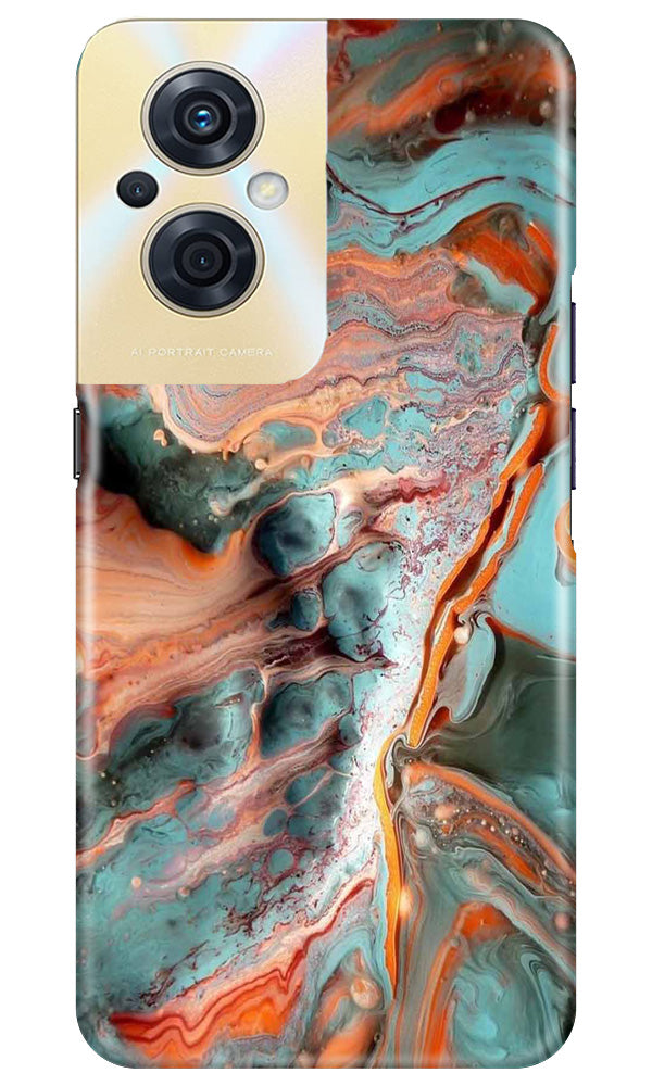 Marble Texture Mobile Back Case for Oppo F21s Pro 5G (Design - 271)