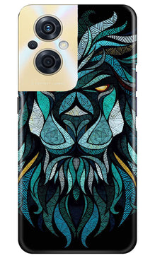 Lion Mobile Back Case for Oppo F21s Pro 5G (Design - 276)