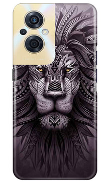 Lion Mobile Back Case for Oppo F21s Pro 5G (Design - 277)