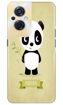 Panda Bear Mobile Back Case for Oppo F21s Pro 5G (Design - 279)